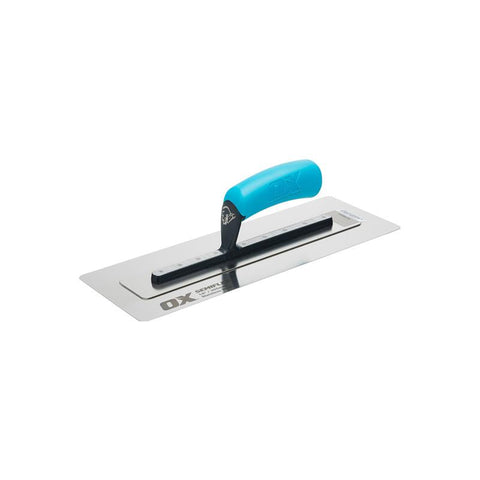 OX Pro Semi Flex Stainless Steel Trowel 16in / 405 x 125 mm