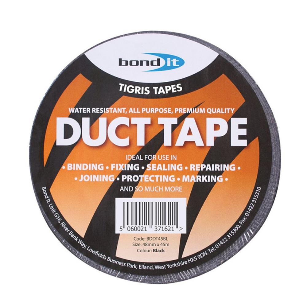 Bond It Duct Tape Black 48mm x 45m
