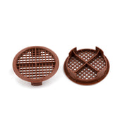 Timloc Brown Push-in Soffit Vent - 70mm