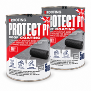 Protect P1 Grey Roof Coating 10kg (2 × 5kg Tins) – Fibre Reinforced