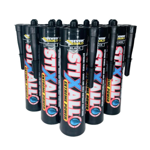 Everbuild Stixall Extreme Power - Black 290ml (Box of 12)