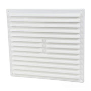 Timloc 9x9 Plastic Internal Louvre Grille Vent Fly Screen White