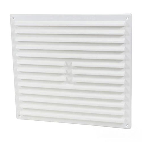 Timloc 9x9 Plastic Internal Louvre Grille Vent Fly Screen White