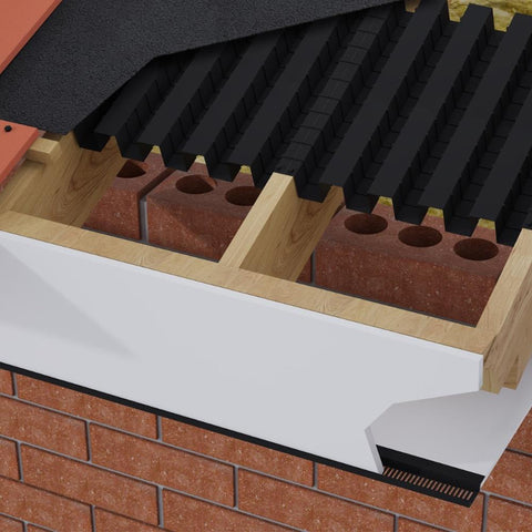 800mm x 6m Timloc Eaves Vent Roll Out Rafter Tray