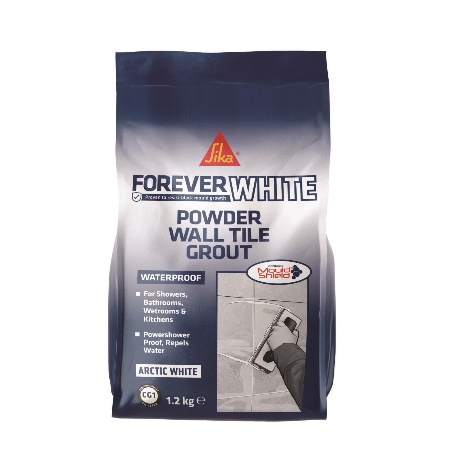 Sika Forever White Powder Wall Tile Grout 1.2kg