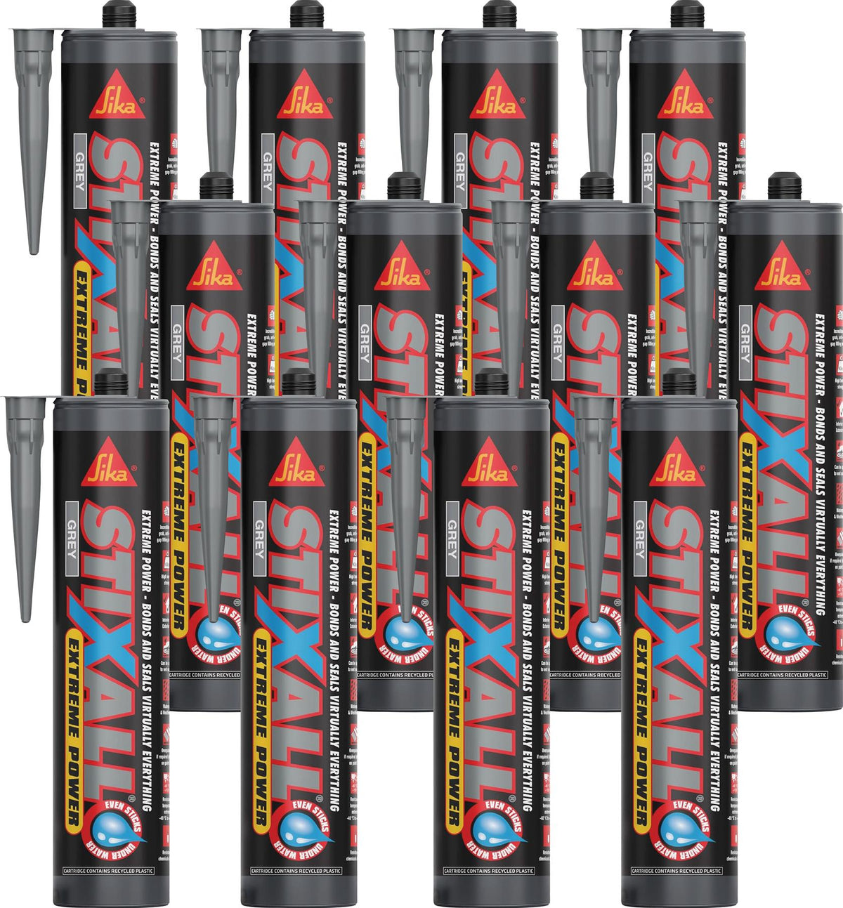 Everbuild Stixall Extreme Power - Grey 290ml (Box of 12)