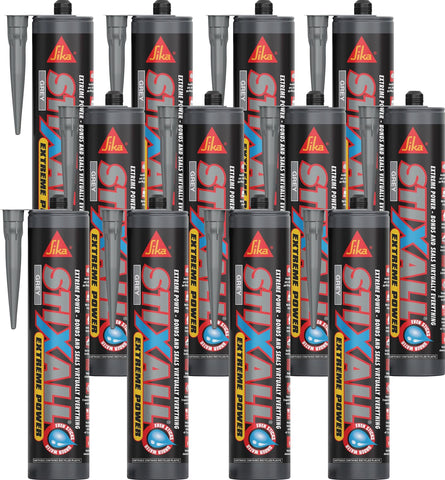 Everbuild Stixall Extreme Power - Grey 290ml (Box of 12)