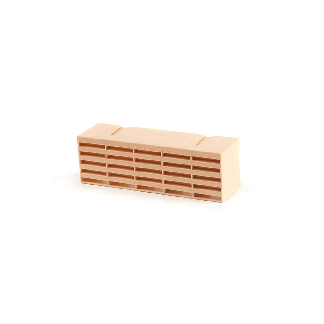 Buff Timloc Plastic Airbrick