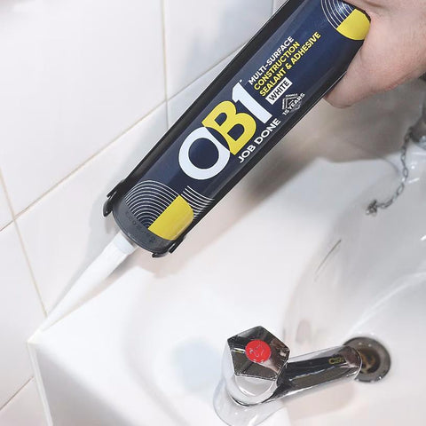 OB1 Sealant & Adhesive White 290ml