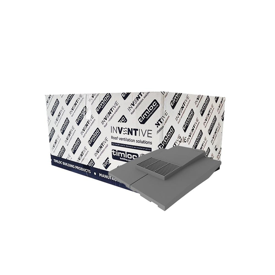 Timloc Plain Tile Vent Grey (Box of 14)