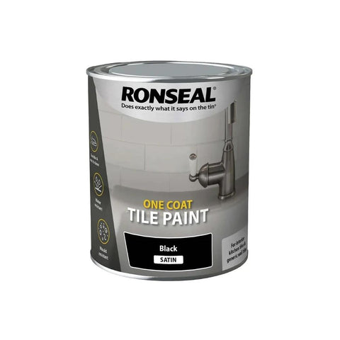Ronseal One Coat Water-Based Tile Paint Satin 750ml