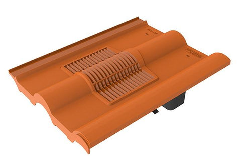 Timloc Terracotta Double Roman Tile Vent