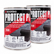 Protect P1 Black Roof Coating 10kg (2 × 5kg Tins) – Fibre Reinforced