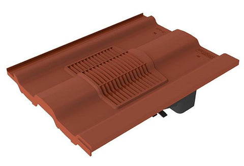 Timloc Red Double Pantile Tile Vent