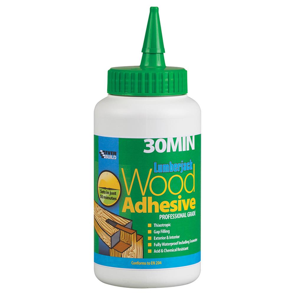 Everbuild Lumberjack 30 Min PU Wood Adhesive Brown 750ml