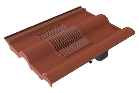 Timloc Red Double Roman Tile Vent