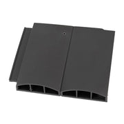 Klober Slate Grey Profile-Line Twin Plain Tile Vent - KG9861