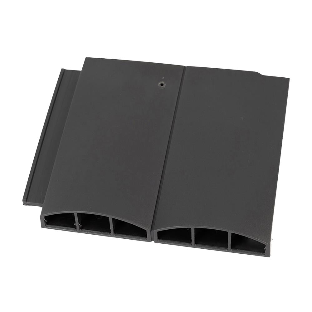 Klober Slate Grey Profile-Line Twin Plain Tile Vent - KG9861