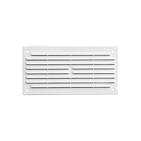 Timloc 6x3 Plastic Internal Louvre Mini Vent White